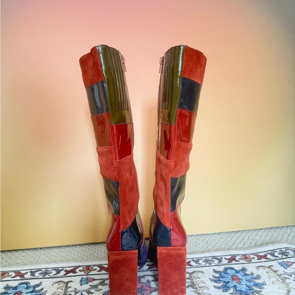 Jeffrey Campbell Light-speed patchwork suede boots - Picture 4 of 14